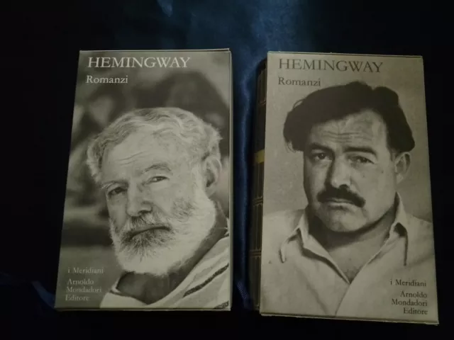 Ernest Hemingway : ''Romanzi''  I Meridiani Volume I/Ii  1992/1993 Mondadori