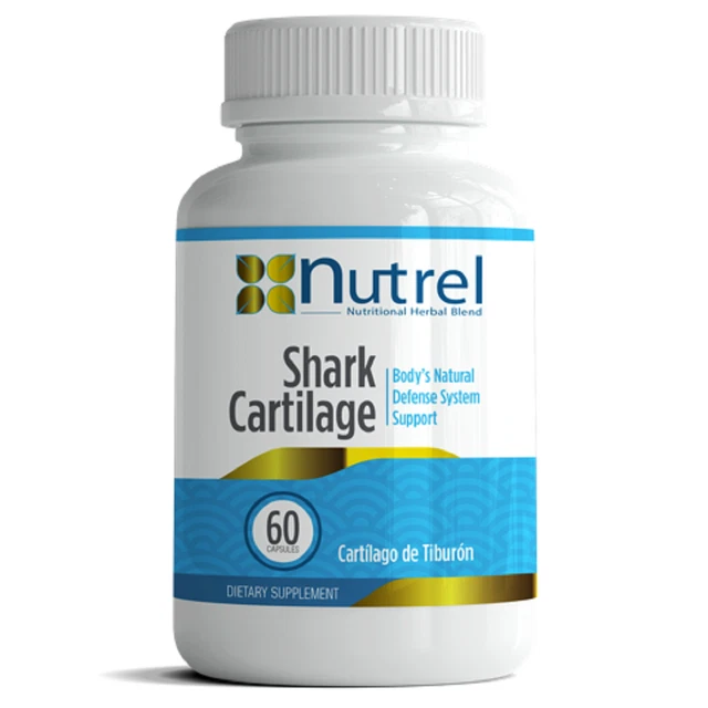 1 SHARK CARTILAGE 750mg,Defense System Cartilago de Tiburon Chondroitin