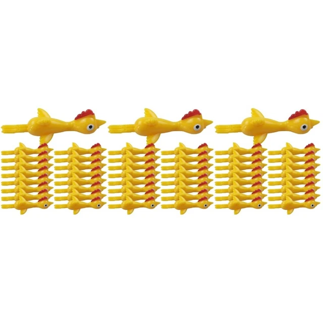144 Pcs Cadeaux De Pâques Pour Bébé Poussin Catapulte Jouets D'animaux Dinde