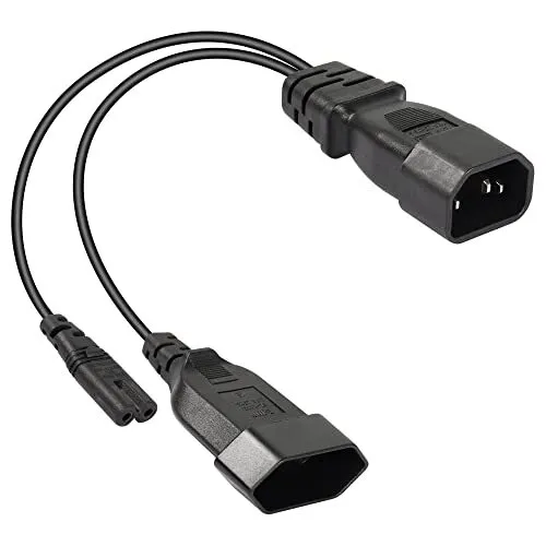 Chargeur et câble d'alimentation PC InLine - Câble d'alimentation -  alimentation (M) pour IEC 60320 C7 - 1.5 m - blanc