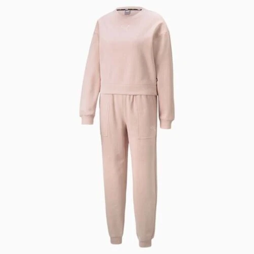 Puma Lounge Bekleidung Damen Sport Modisch Trainingsanzug Pink