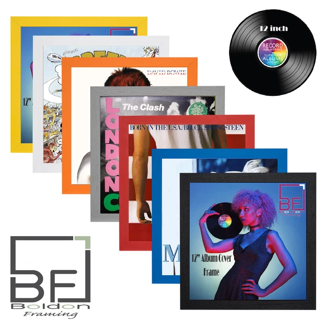 VINYL FRAME WALL Album Art Display Frame for LP 12" Record Cover Sleeve