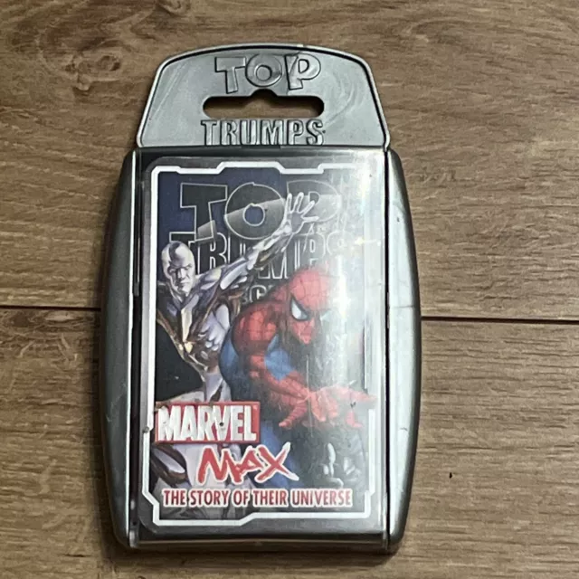 Top Trumps. Marvel Max, The Story Of Their Universe