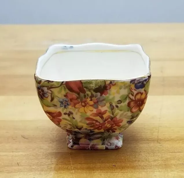 Royal Winton Grimwades Chintz *SUMMERTIME COUNTESS? SUNSHINE?* Ascot Sugar Bowl