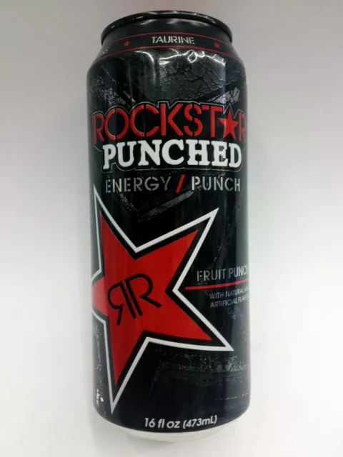 Rockstar Punched Energy + Punch Fruit Punch Energy Drink 16oz 473ml NEW