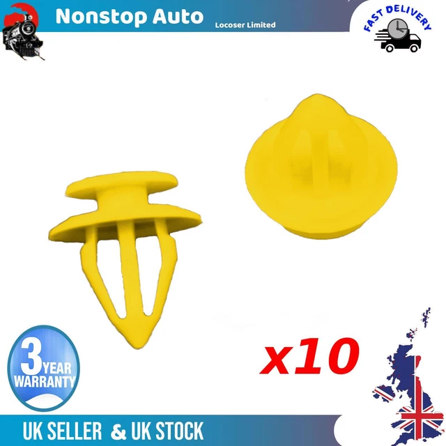 thumbnail interactive-video image 1 of 10x Genuine Audi A3 S3 Door Card Trim Panel Clips – OEM 8P0868243A, Made In Germany, Blue Plastic 1 of 3