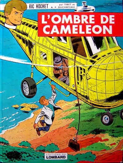 Ric Hochet 4 - L'ombre de Cameleon.TIBET / DUCHATEAU.Le Lombard Bi3