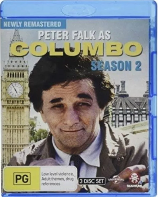 COLUMBO SAISON 2 Région B Bluray Lot de 3 disques Peter Falk