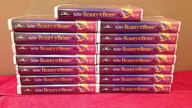 1 Beauty and the Beast (VHS, 1992) ~ Walt Disney's Black Diamond Classic Series
