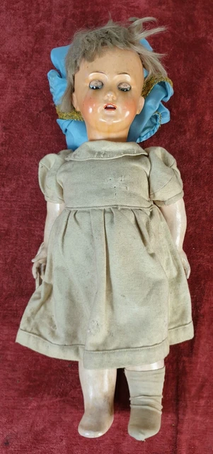 muñeca de porcelana. cuerpo de composicion. sim - Comprar Bonecas de porcelana alemãs antigas no todocoleccion