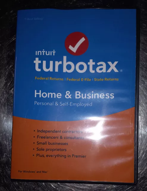 Turbotax HOME & BUSINESS 2017 Retail BOXED Sealed CD
