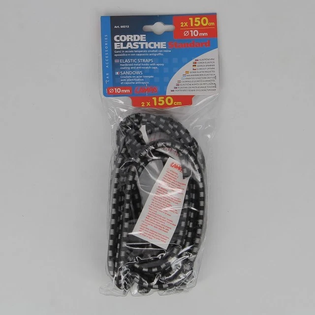 Coppia Corde Elastiche Lampa Cm. 150 - GARANZIA ITALIA