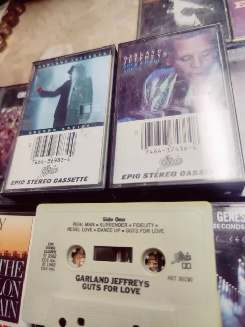 13 ROCK Cassette Lot: RARE Joel,U2, Clapton,CSN,Tull, Vaughn, Genesis,Jeffreys,+