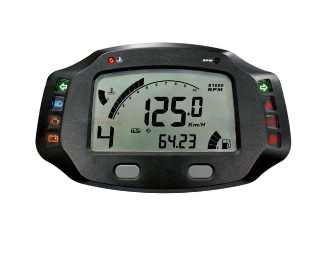 Conta Km digitale  modello Acewell ACE-7659 colore nero 