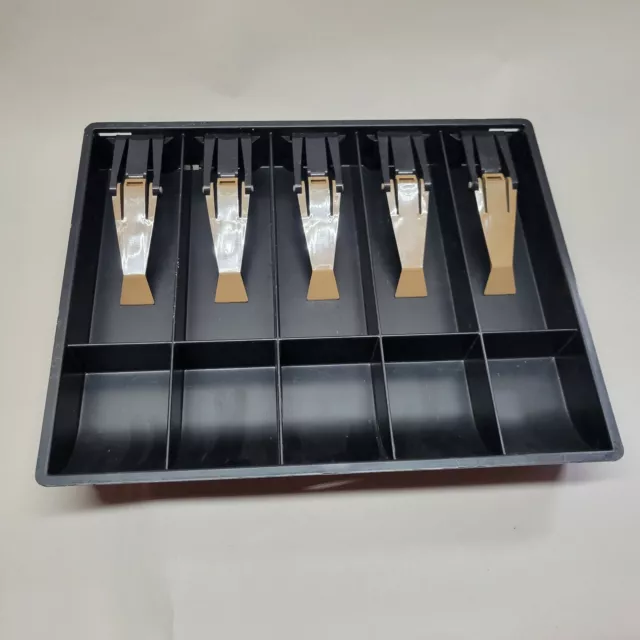 NCR 5 Bill Cash Register POS Sales 14.5x11.5x2" Tray Money Drawer 097-0057771-D NCR 5 Bill Cash Register POS Sales 14.5x11.5x2" Tray Money Drawer 097-0057771-D