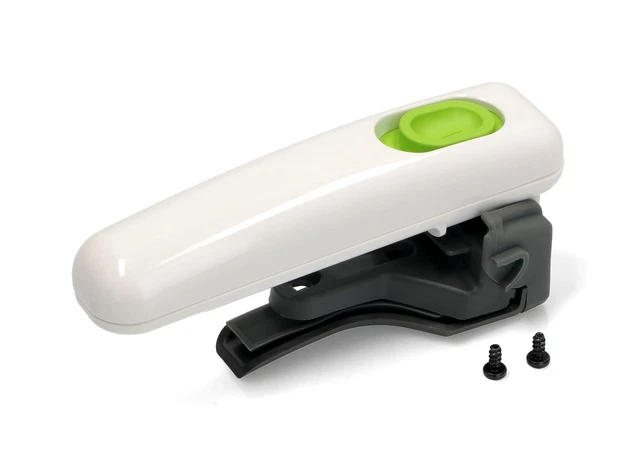 Maniglia Friggitrice SEB Bianca Con Manopola Verde E Viti - Ricambio SS-992252