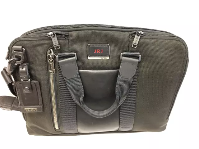 Tumi Men's Alpha Bravo Aviano Slim Briefcase - Nylon- Black 103314-1041 0452024