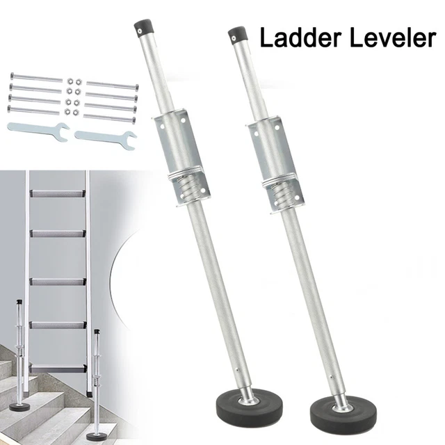 PAIR LADDER LEG Leveler Ladder Stabilizer Leg Leveling Tool for