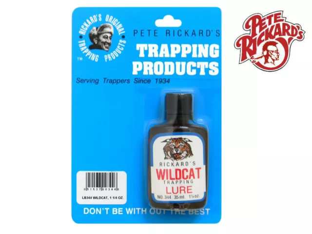 Pete Rickard's - New 1-1/4 Oz. Wildcat Trapping Lure Lb344 Made In U.s.a.