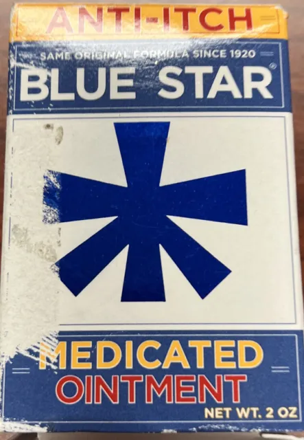 Blue Star Anti-Itch Medicated Ointment, 2ozexp 10/24