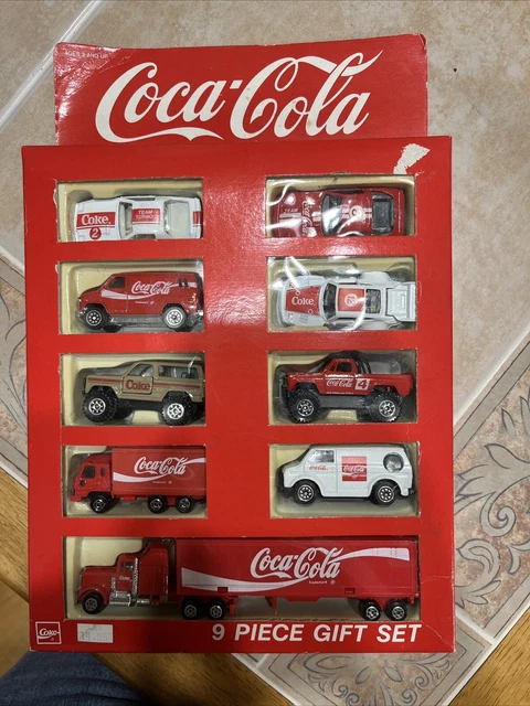 Coca-Cola 9 Piece Gift Set Die Cast 1979 Gift Set NIB RARE 1979 Hard To Find