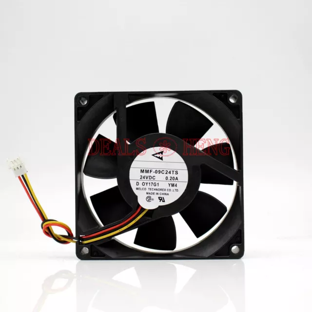 ONE MELCO TECHNOREX MMF-09C24TS-YM4 DC24V 0.2A 90*25mm FAN