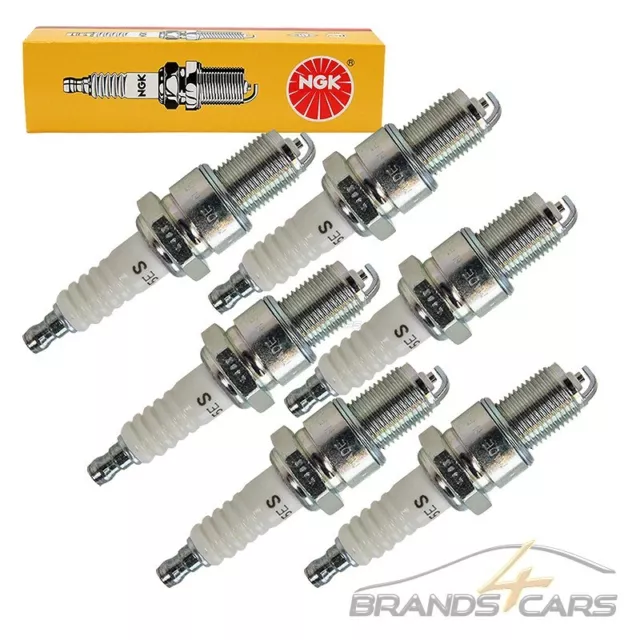 6x NGK ZÜNDKERZE ZÜNDKERZEN BP5ES 6511 FÜR BMW 3-ER E21 E30 5-ER E12 E28