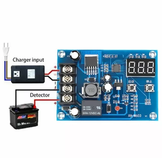 XH-M603 Ladesteuerungsmodul Batterie Lithium Ladegerät Digital Modul 12-24V DE