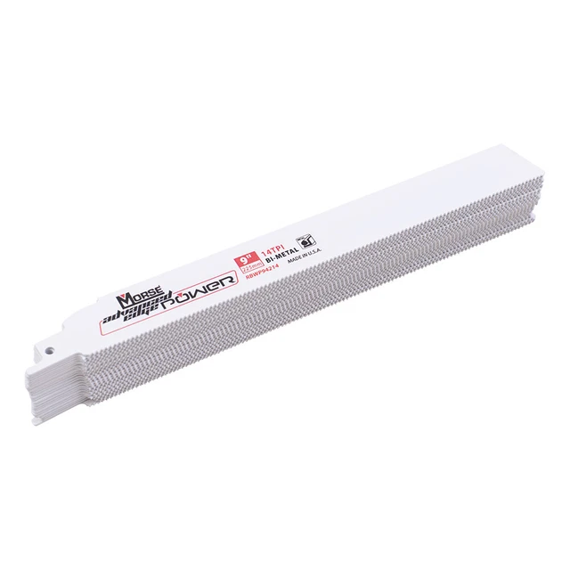 MK Morse Master Advanced Edge Power Cobalt Reciprocating Saw Blade 9" x 1" x
