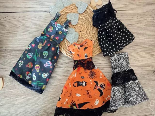 Vestiti Per Barbie, Abiti Bambole, Pacco Vestiti Di Halloween, Fatti A Mano