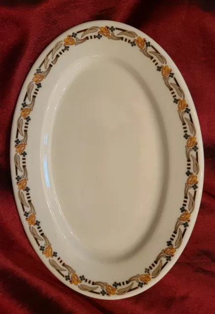 Vintage Restaurant 7" Oval Plate By Syracuse China