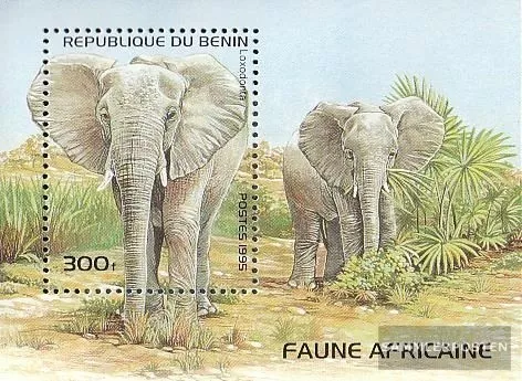 Benín Bloque 13 (compl.edición) nuevo con goma original 1995 mamíferos de Africa