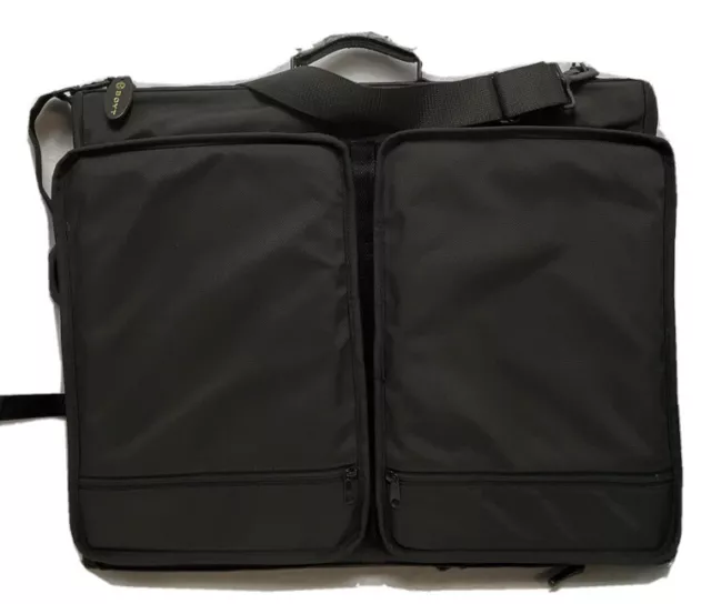 Boyt Garment Bag Mach II Travel Bag Black Ballistic Nylon 25"x21" Bi-Fold