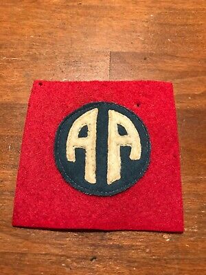 WWI US Army 82nd Division  wool felt patch