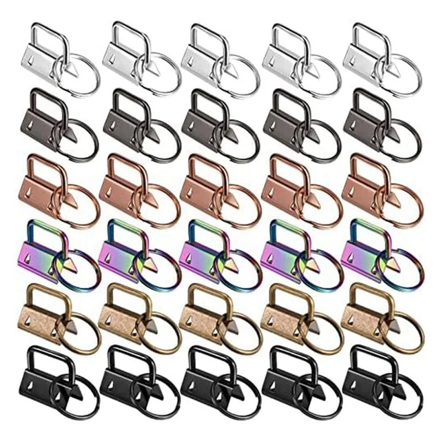 180 PCS Portachiavi Hardware 1 Pollice con Portachiavi Portachiavi Hardware Q8G7
