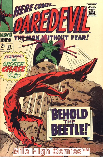 DAREDEVIL  (1964 Series)  (MAN WITHOUT FEAR) (MARVEL) #33 Very Good Comics Book