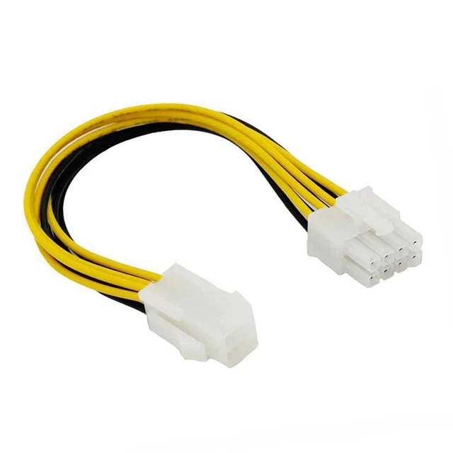 Adaptateur de connecteur d alimentation cpu atx 4 broches 8 broches