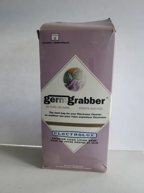 Style U  Genuine Germ Grabber Electrolux Filter Vacuum Bags 19 cnt OPEN BOX