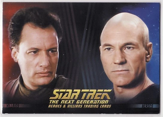 STAR TREK : The Next Generation HEROES AND VILLAINS PROMO CARD P1