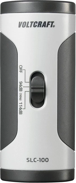 Voltcraft SLC-100 Schallpegel-Kalibrator Kalibrator Testgeräte Prüfgeräte Grau