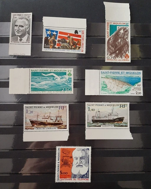 Saint Pierre et Miquelon 1937/2001 - Timbres neufs sans charnières Saint Pierre et Miquelon 1937/2001 - Timbres neufs sans charnières