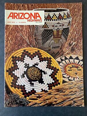 Arizona Highways Magazine July 1975 1970's Lifestyle Southwest Travel