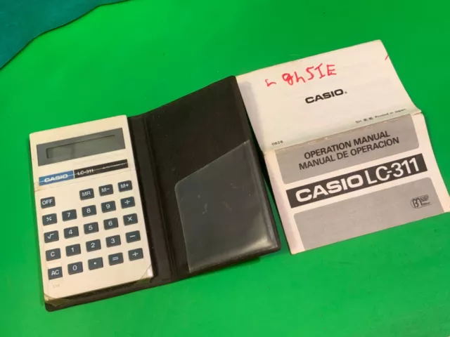 vintage electronic calculator LC-311,casio,made in Japan,NOT WORKING!,repair !