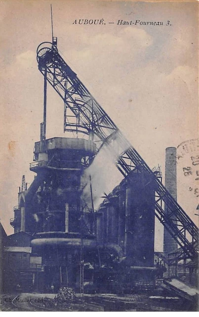 54-SAN59588-AUBOUÉ.Haut-Fourneau.Mine