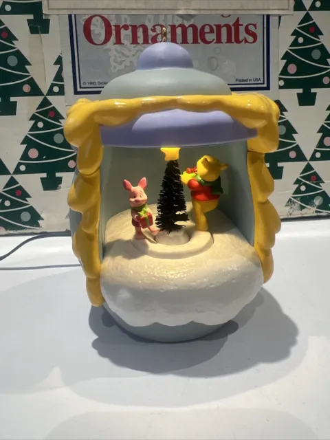 Smallish Gift Winnie Pooh Magic Light Christmas Hallmark Keepsake Ornament NIB