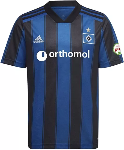 Adidas Hamburger Sv [ Gr. 152 ] Hsv Away Trikot Blau Hamburg Neu & Ovp