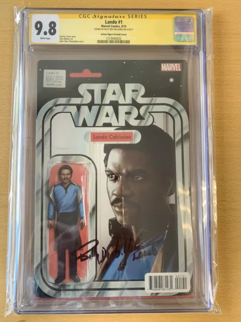 Star Wars Lando #1 Action Figure Variant Signed Billy Dee Williams CGC SS 9.8