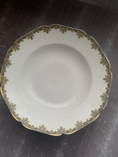 5 Superbes Assiettes  Creuses Haviland En Porcelaine Limoges France