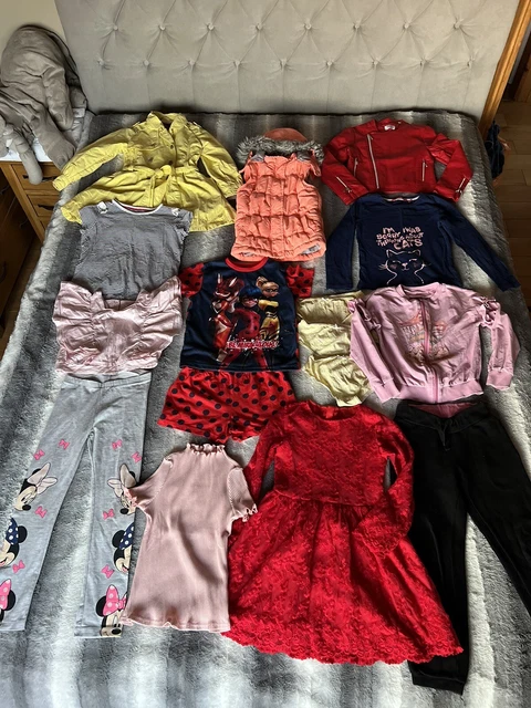 Pacchetto abbigliamento ragazze età 5-6 anni River Island, Ted Baker, Miraculous #07