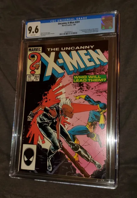 Uncanny X-Men #201 CGC 9.6 NM+ White Pages 1986 1st Cable as Baby Nathan